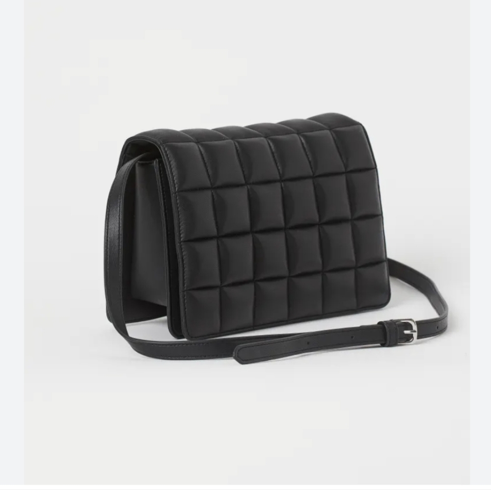 H&M Black Puff Shoulder Crossbody purse